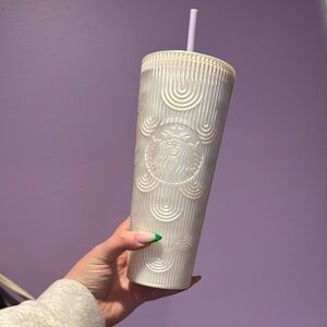 Starbucks Iridescent Tumbler with Straw
